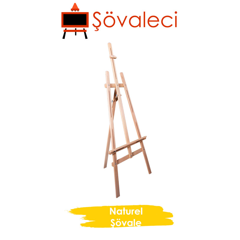 Natural Şövale | Doğal Ahşap Ressam Şövalesi