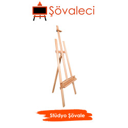 Stüdyo Şövalesi | Profesyonel Ahşap Ressam Şövalesi