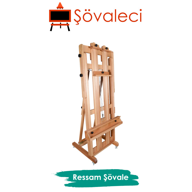 FRN2310 Profesyonel Tekerlekli Ressam Şövale | 320cm Kapasite